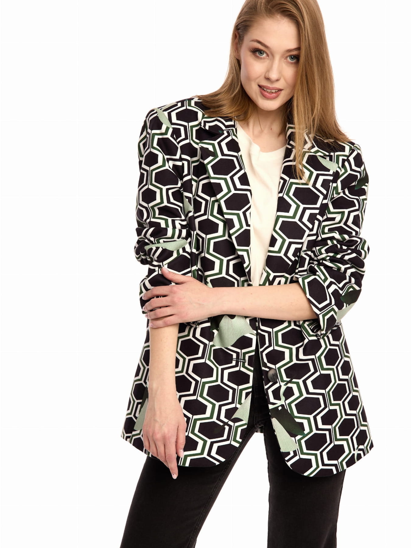 Marynarka Airone Oversize Geometria- Pracowni FIO