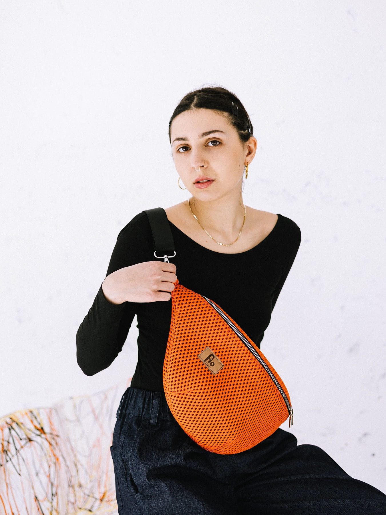 Maxi nerka z siateczki – energetyczna pomarańcza