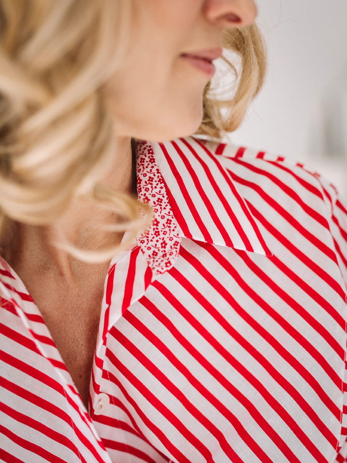 Naturalna koszula Bawełniana Mila | 100% bawełniany