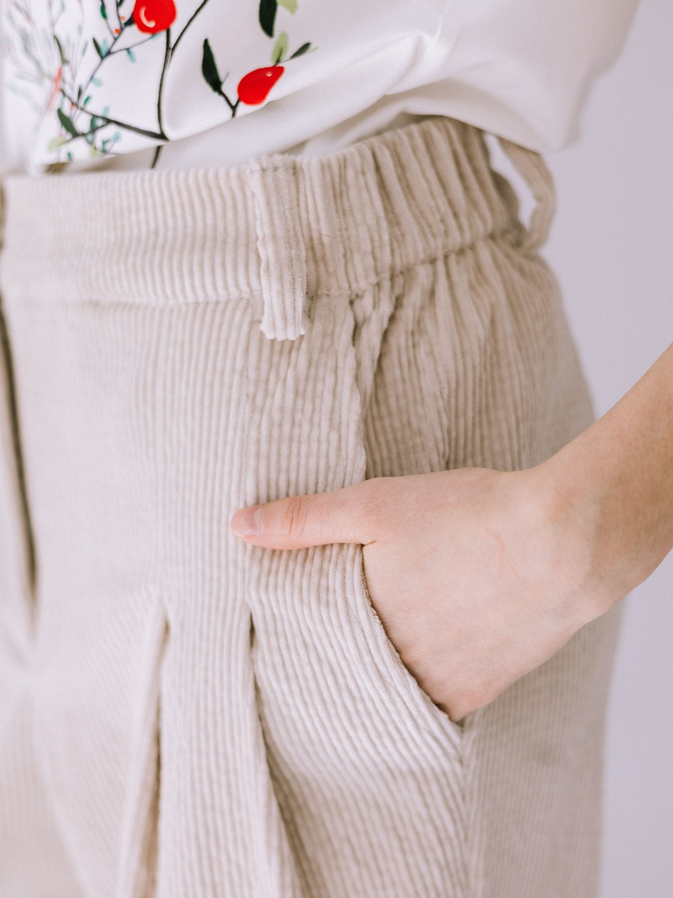 Spodnie - Barrel Beige