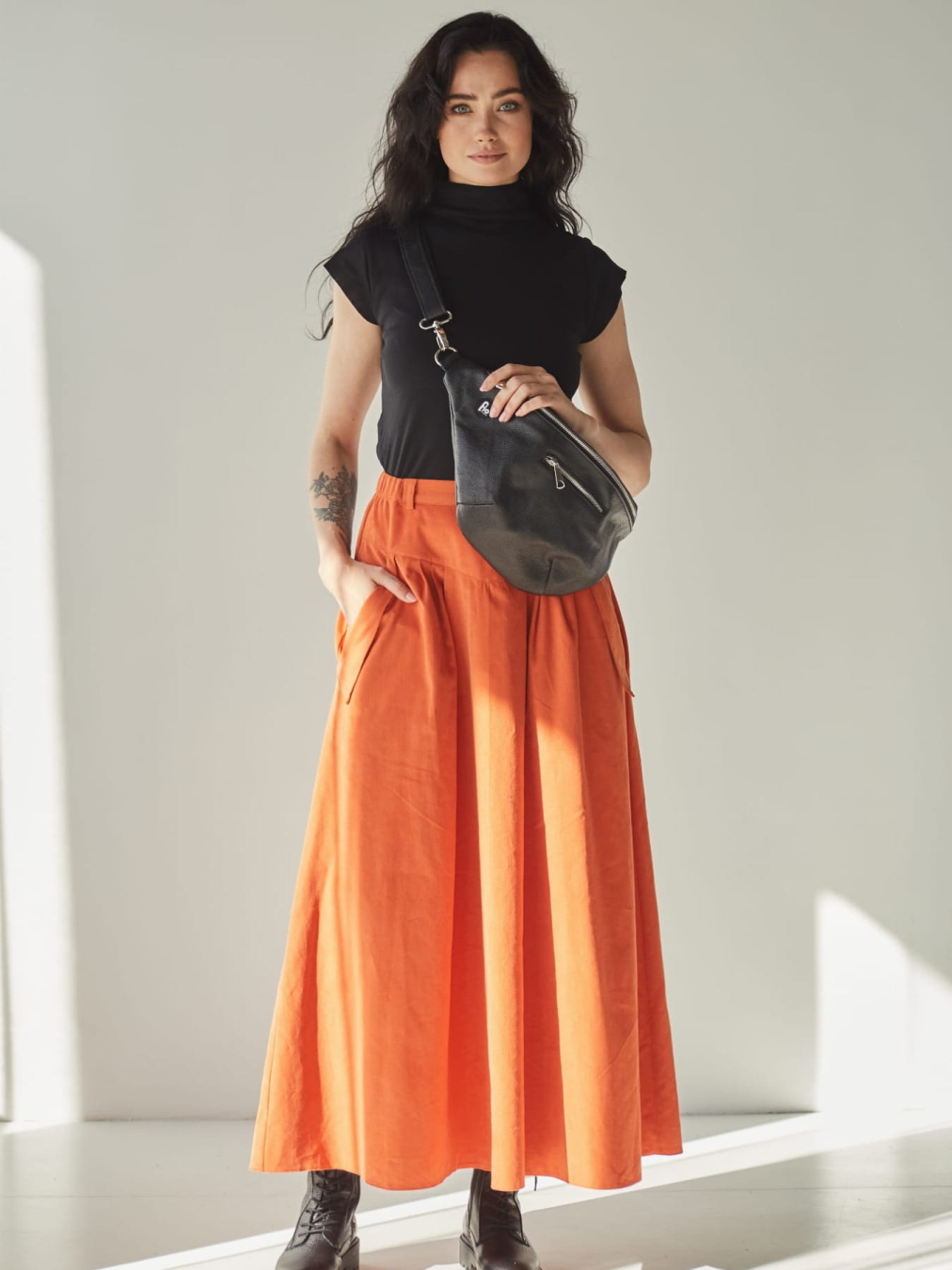 Spódnica Trapezowa - Orangina