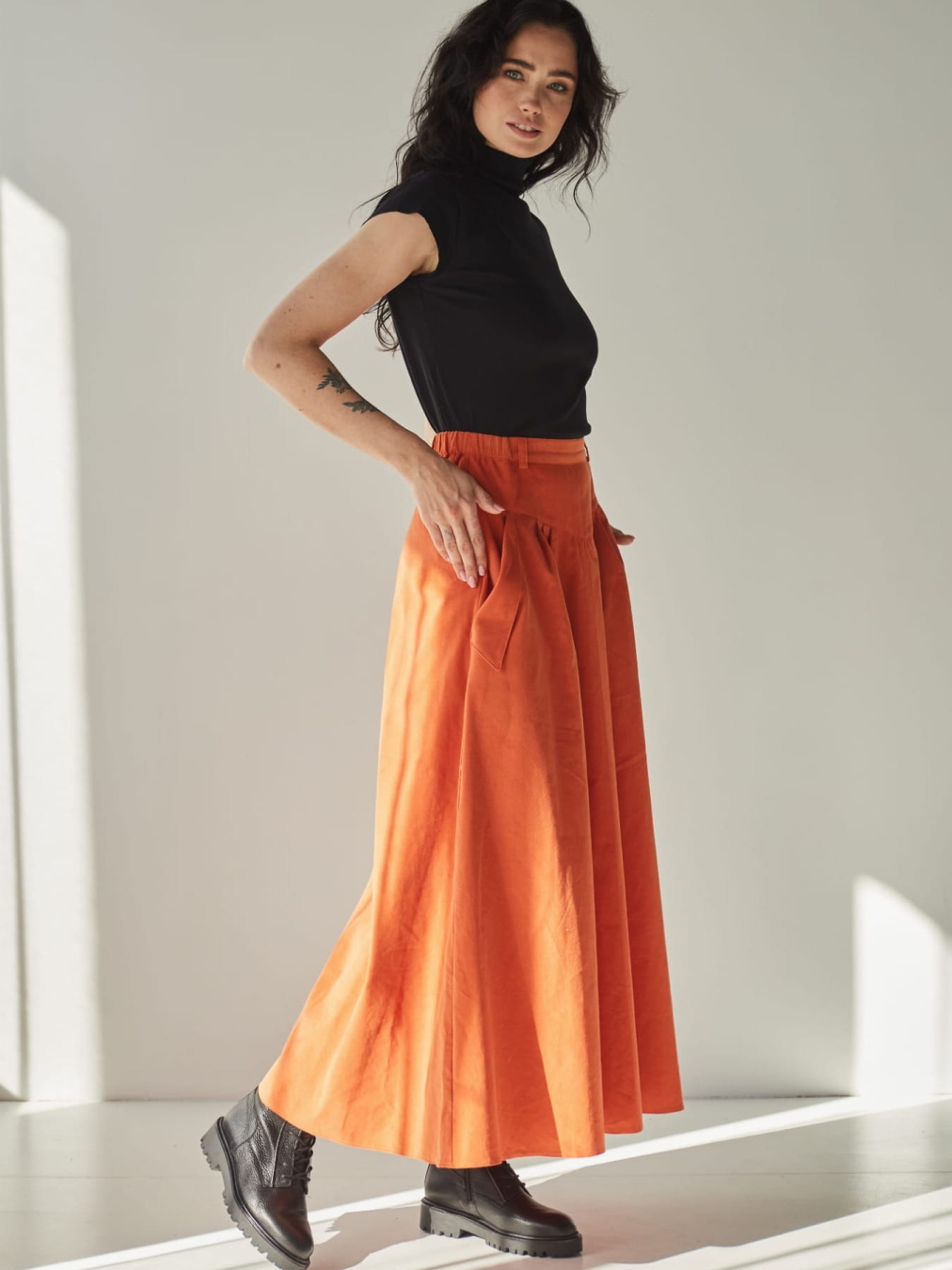 Spódnica Trapezowa - Orangina