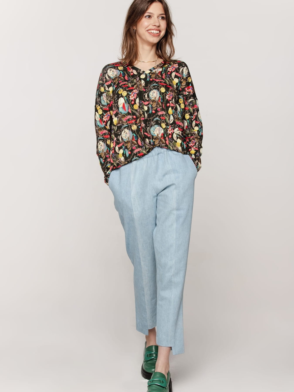 Bluzka Zielnik Czarna