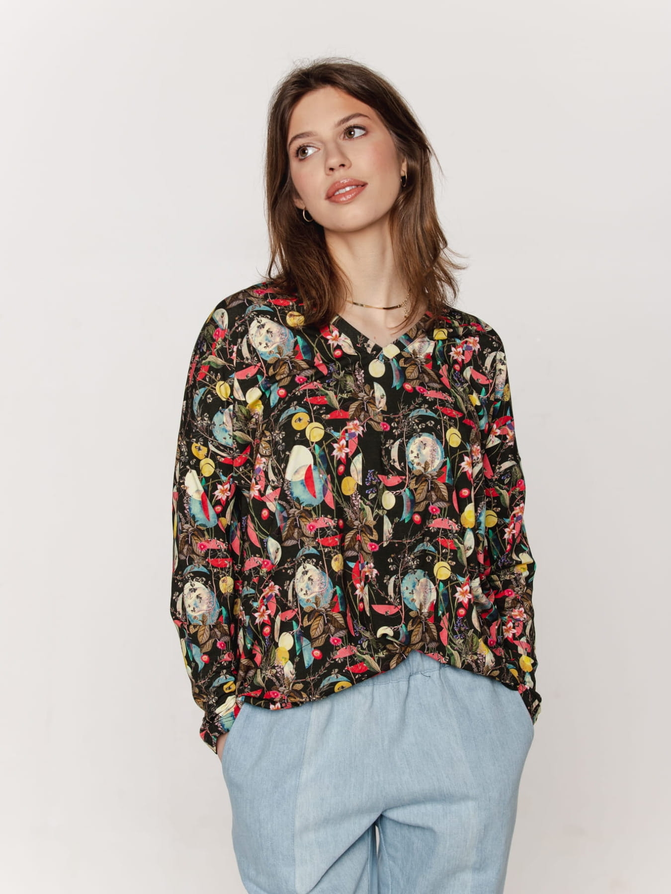 Bluzka Zielnik Czarna