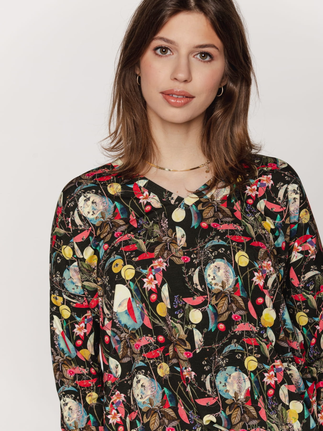 Bluzka Zielnik Czarna