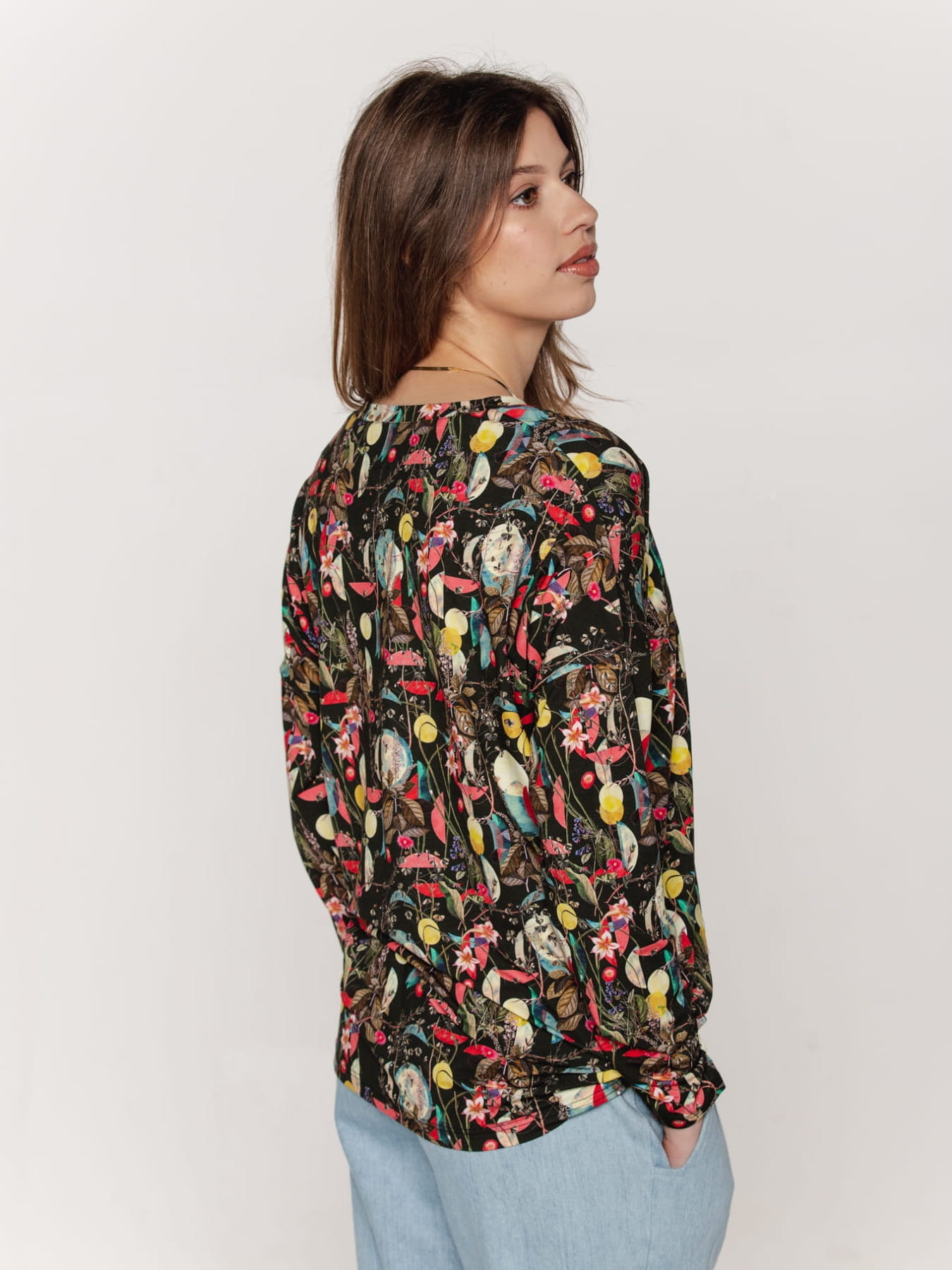 Bluzka Zielnik Czarna