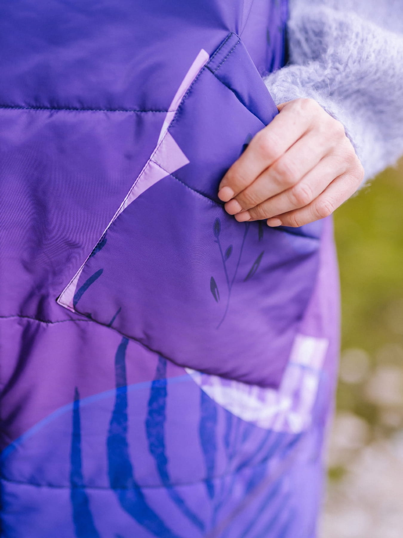 Długa Kamizelka pikowana - Cosmos