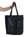 Torebka Shopper Bag- Czarny ze srebrem