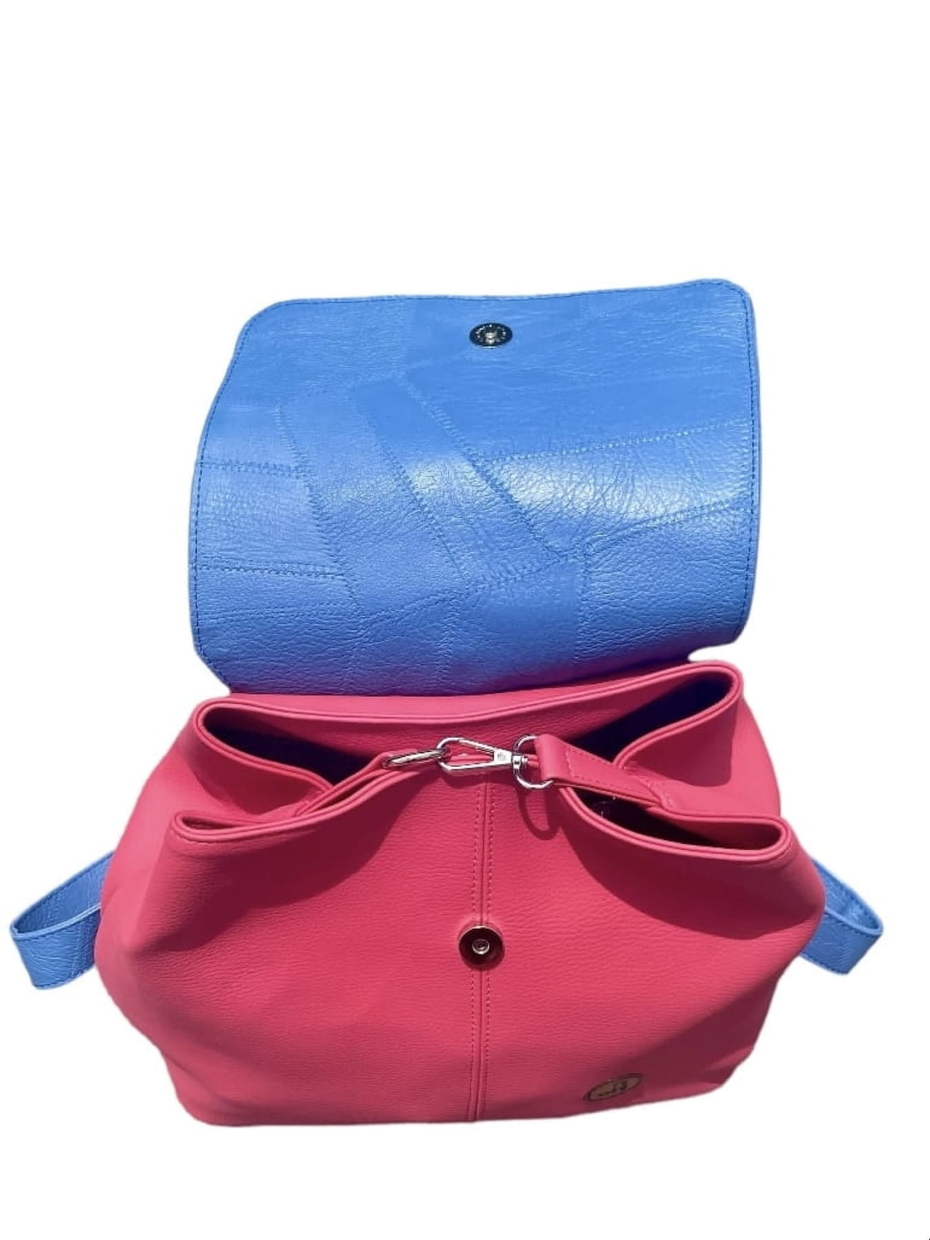 Różowy Plecak Miejski z Eco Skóry Pracownia FIO