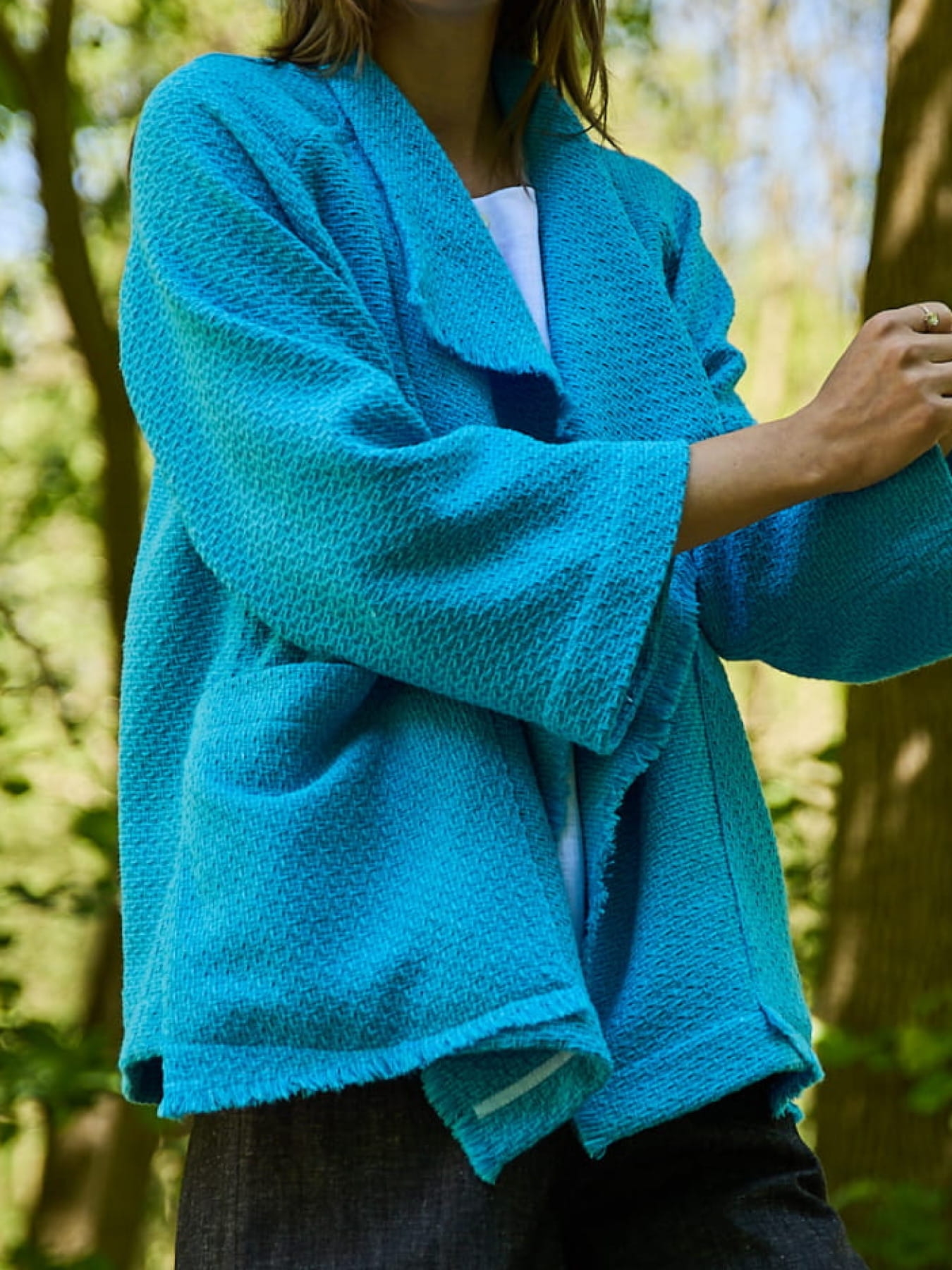 Bawełniane Kimono "Mykonos" Blue