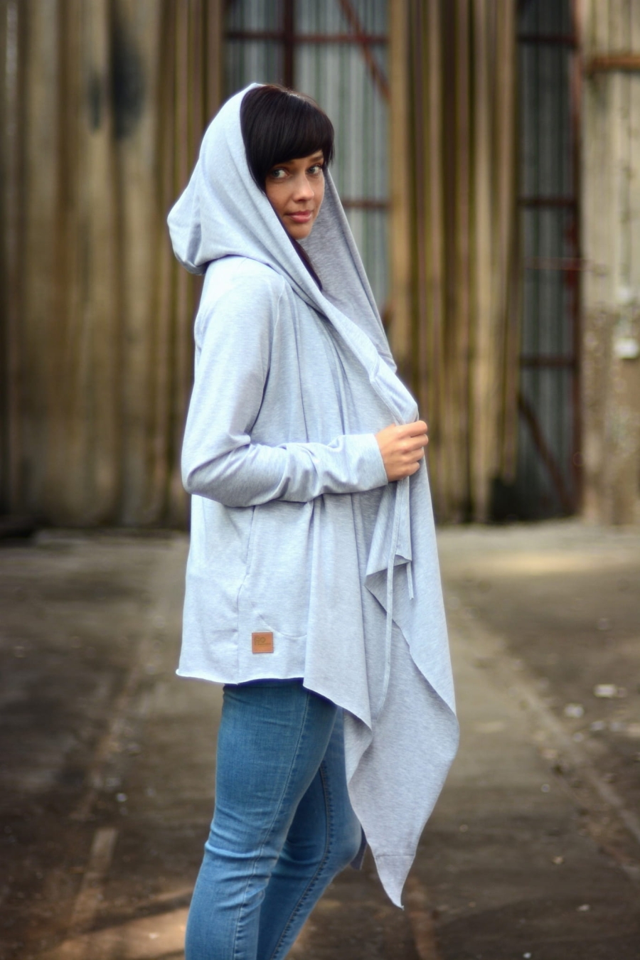 BLUZA FIO FRAK CIENKI-JASNOSZARY