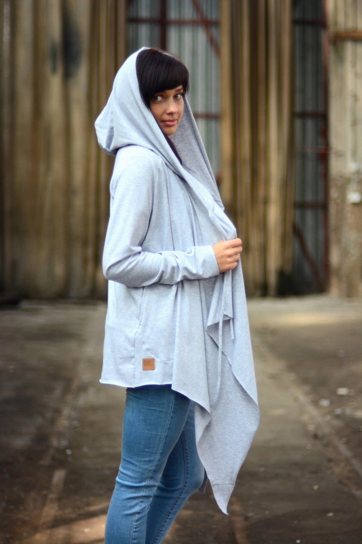 BLUZA FIO FRAK CIENKI-JASNOSZARY