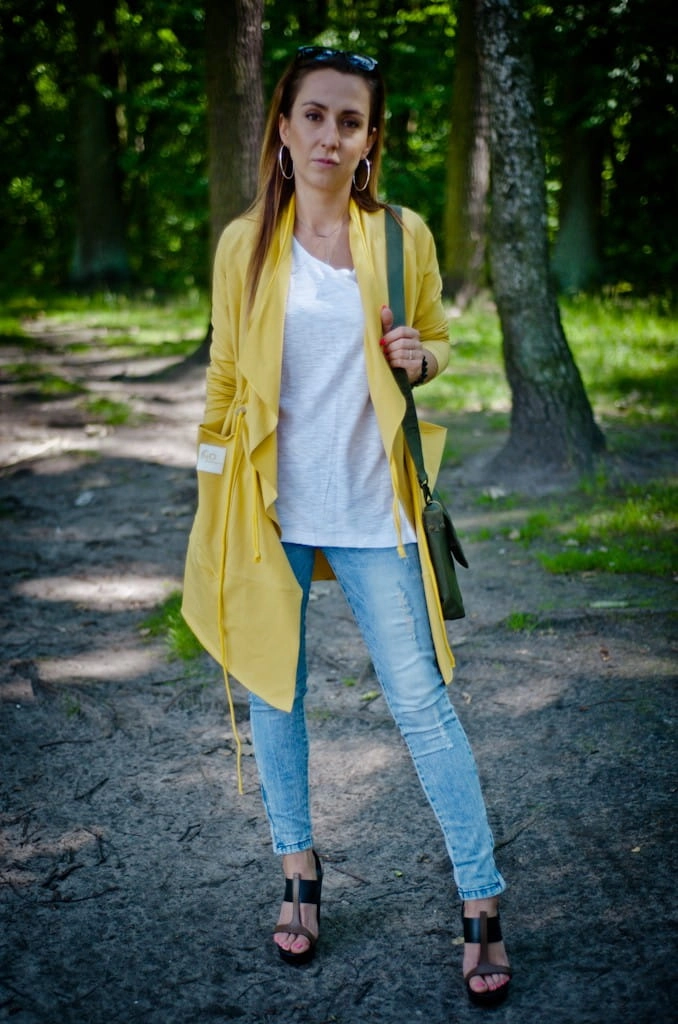 BLUZA FIO FRAK CIENKI-ŻÓŁTY