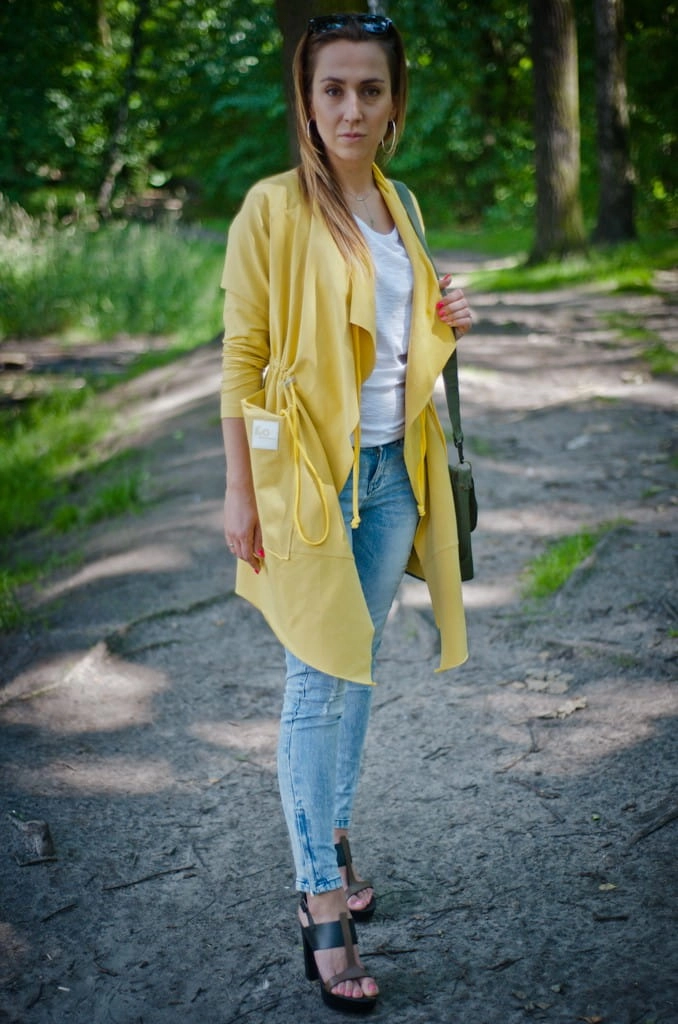 BLUZA FIO FRAK CIENKI-ŻÓŁTY